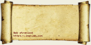 Hana Rudić vizit kartica